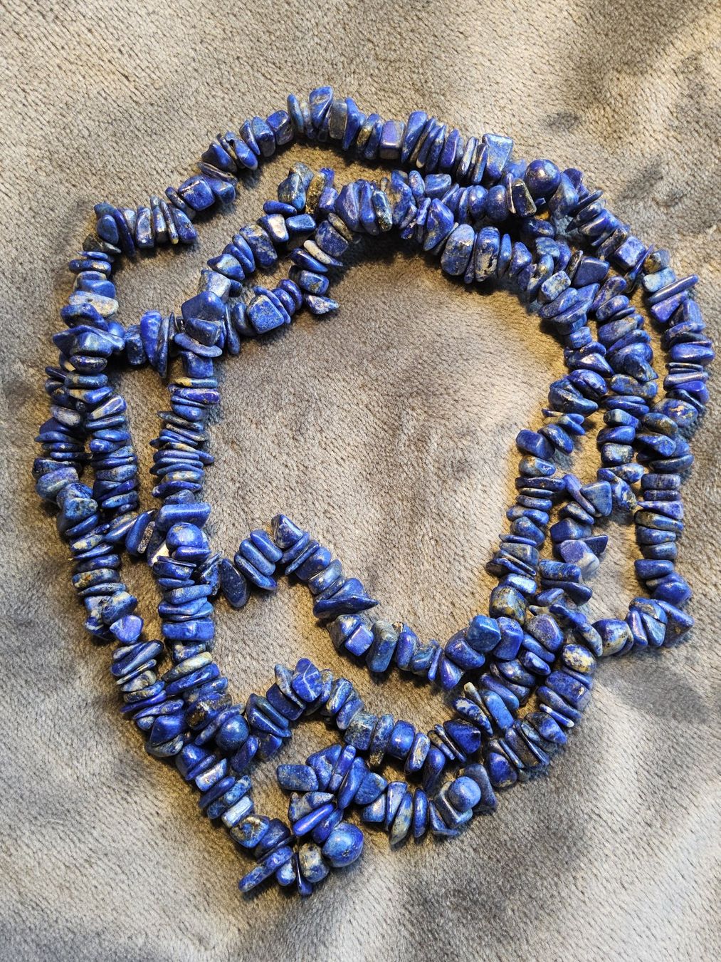 Catenine: Lange köngisblaue Lapislazuli Halskette – Usato da Zürich venduto da SciTec 5