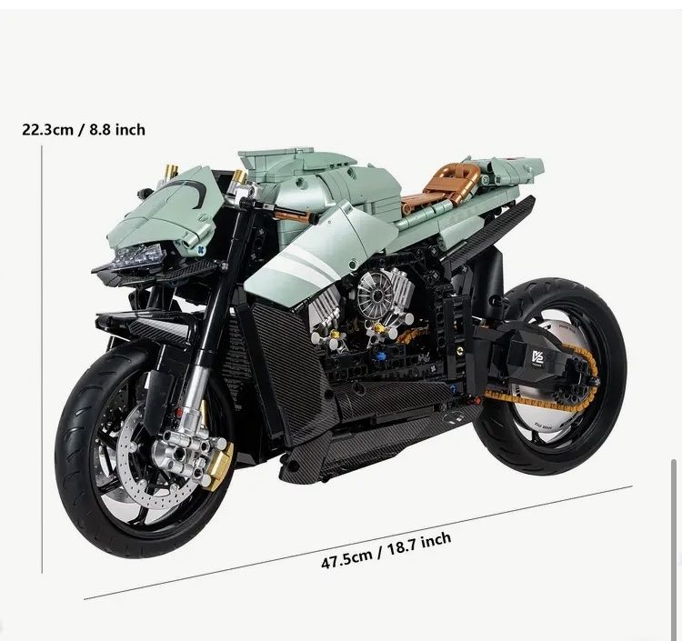 Kit di costruzioni: Bricks Technik Motorrad Modell – Nuovo (secondo la descrizione) da Effretikon venduto da bodycheck77