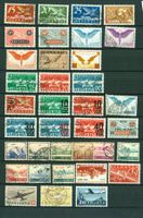 Flugpost grosse SUPER SLG. 1 Albumseite (B504)