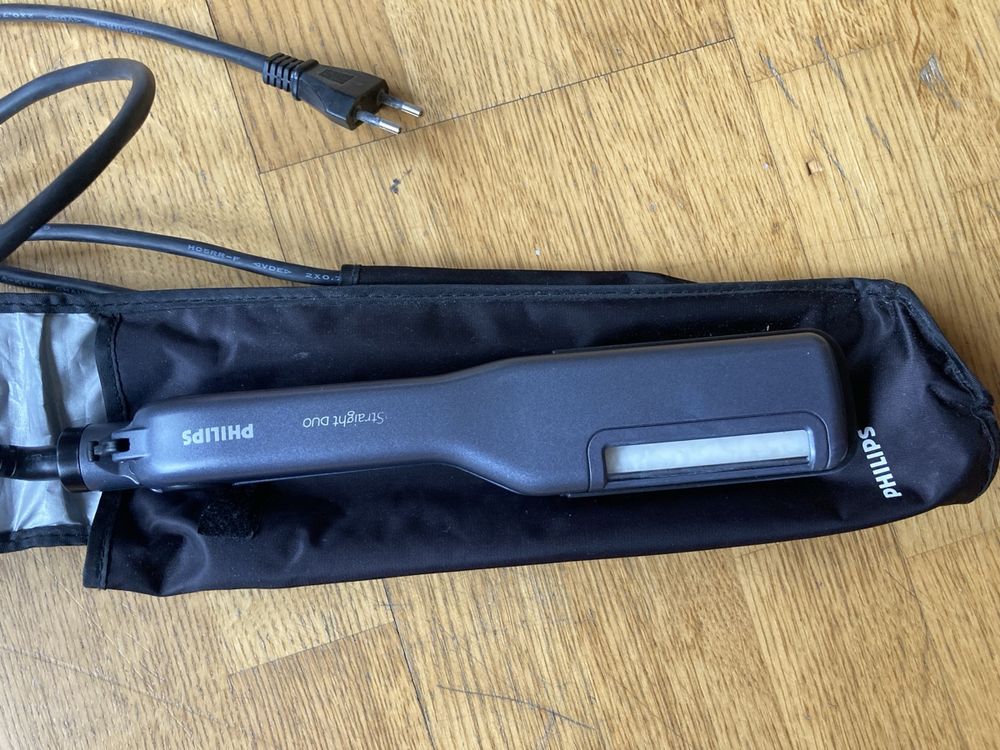 Fer à Lisser Philips Salonstraight Duo HP4688 - Plaque Céramique 210°C - 200W - Neuf