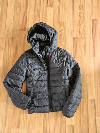 Daunenjacke schwarz Gr.158