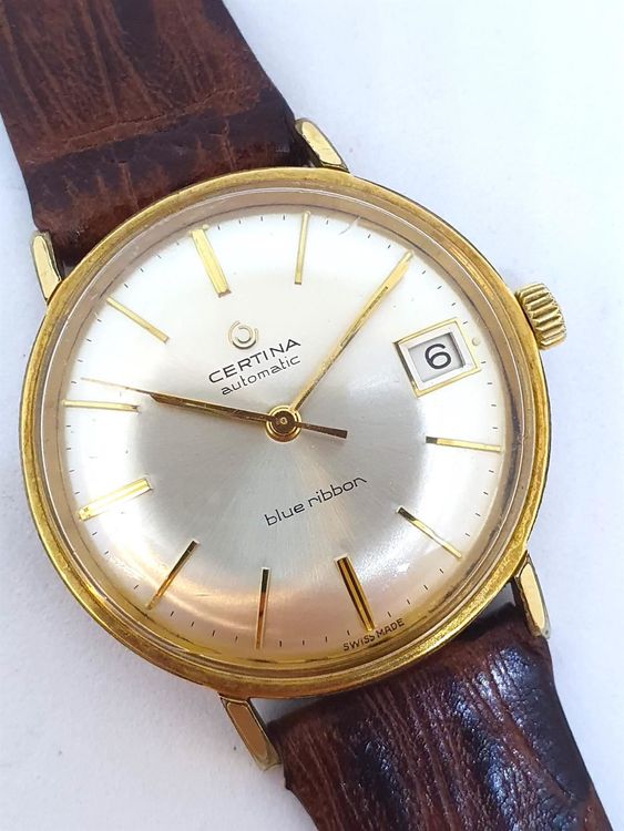 Certina automatic discount blue ribbon gold