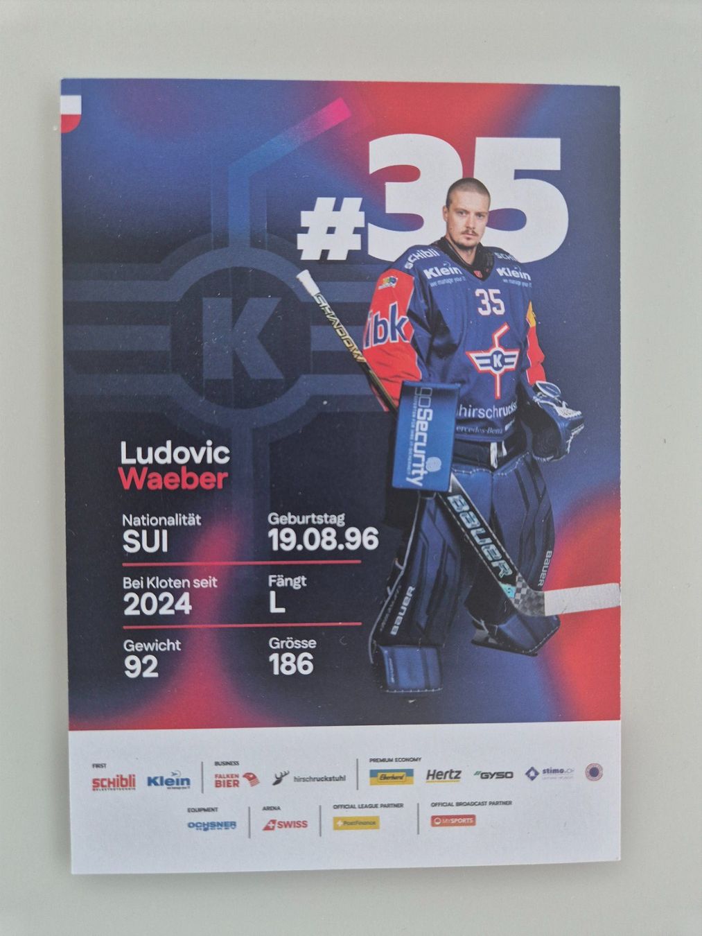Autografi: Autogrammkarte Ludovic Waeber Originalunterschrift – Nuovo (secondo la descrizione) da Eglisau venduto da nicij79 1