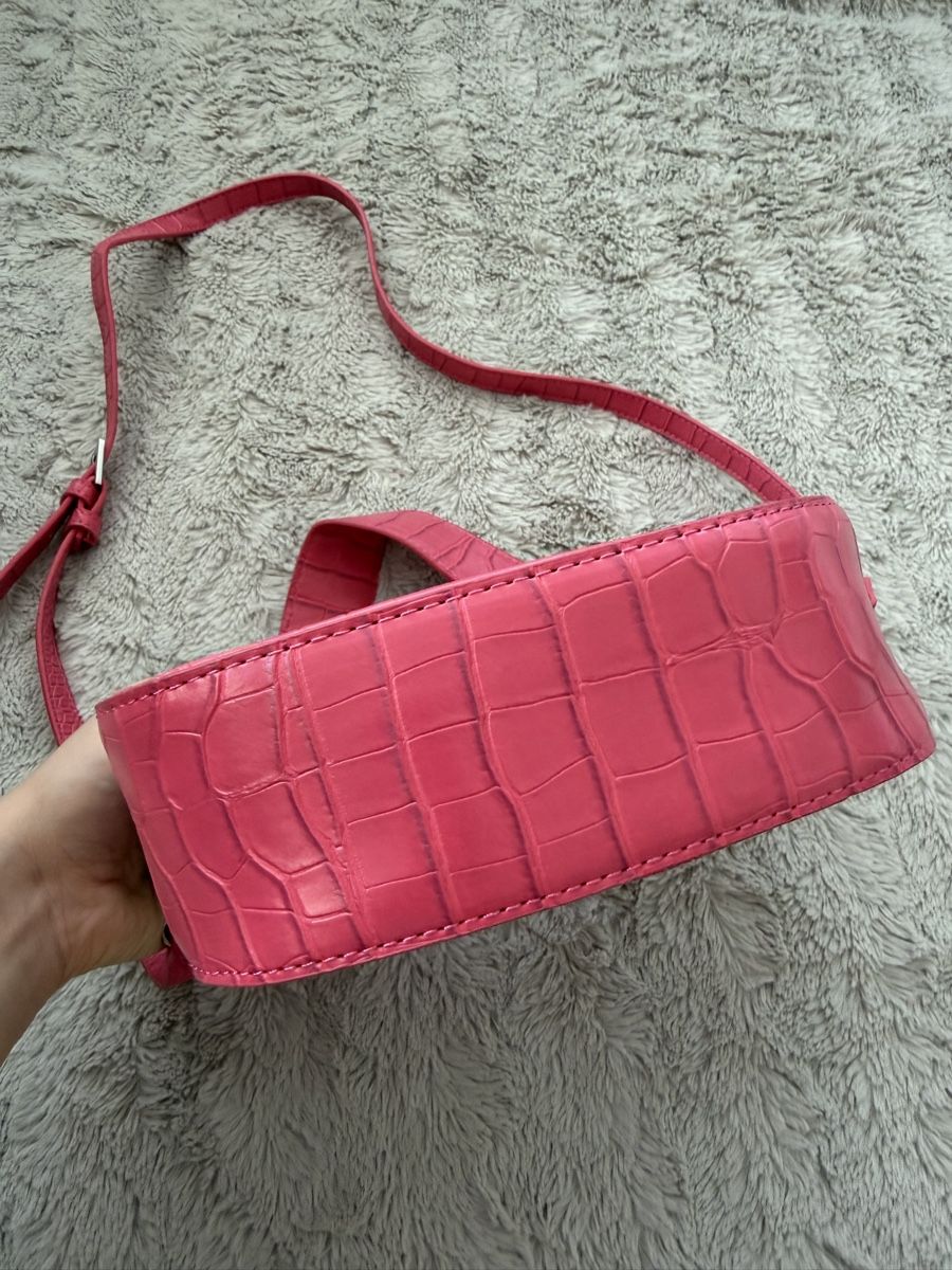 Borse da donna: Handbag pink crocodile pattern adjustable strap new – Usato da Aarburg venduto da ane_vp2b 3