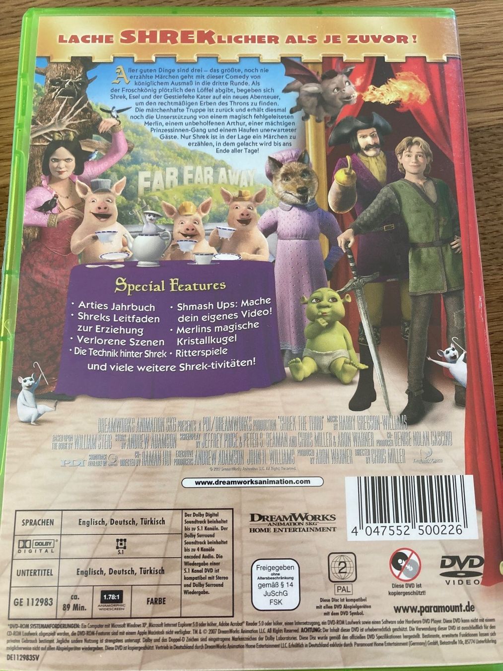 Alle DVDs: DVD Shrek 1 - 3 – Gebraucht aus Waltenschwil von MeKo8 3