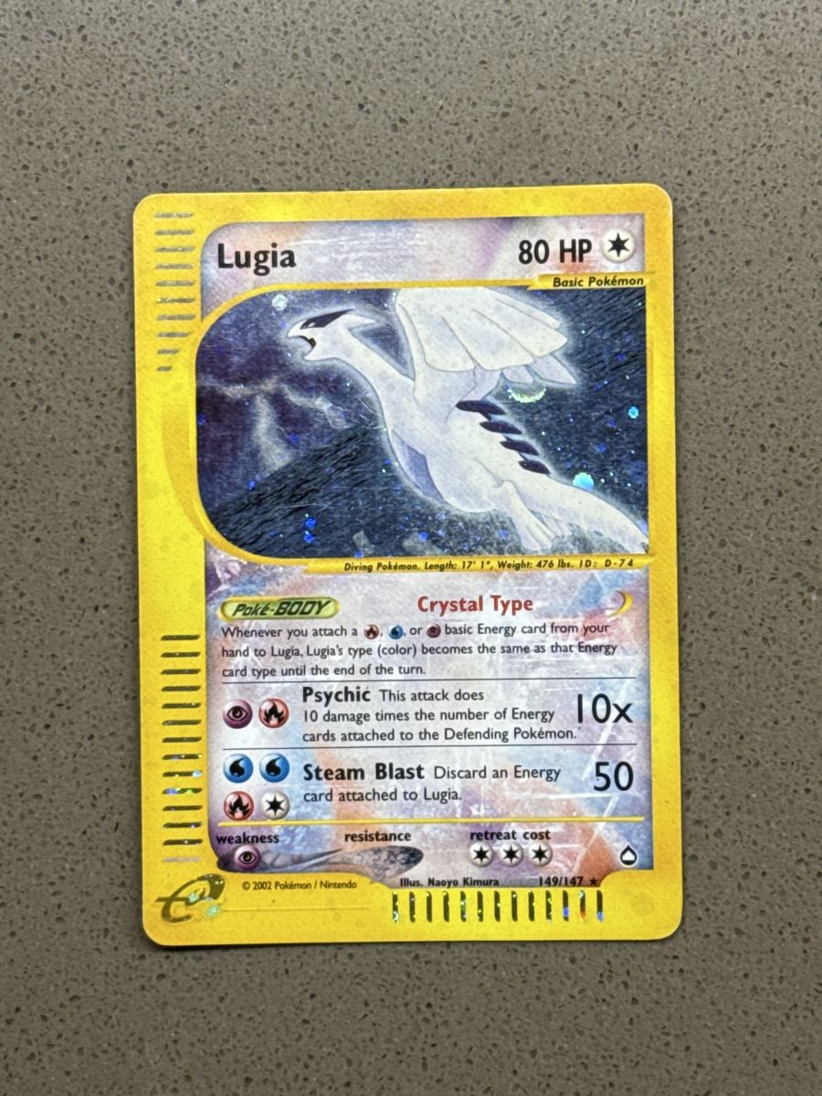 Pokémon Carte collezionabili: Lugia Aquapolis – Usato da Bioggio venduto da Iannu