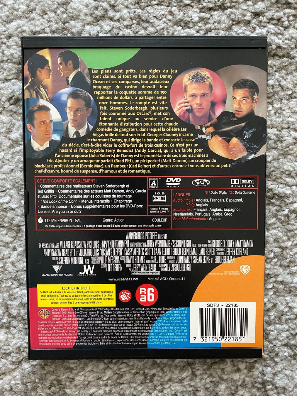 Tutti i DVDs: Ocean's Eleven (DVD) – Usato da Orbe venduto da SNAS9 1