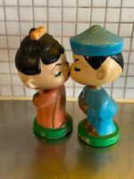 Vintage Japan Wackelkopf Figuren "Bobble Head" Kiss Me 70er