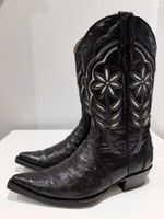 El Buitre Cowboy Boots Straussenleder 37 –  Made in Mexico