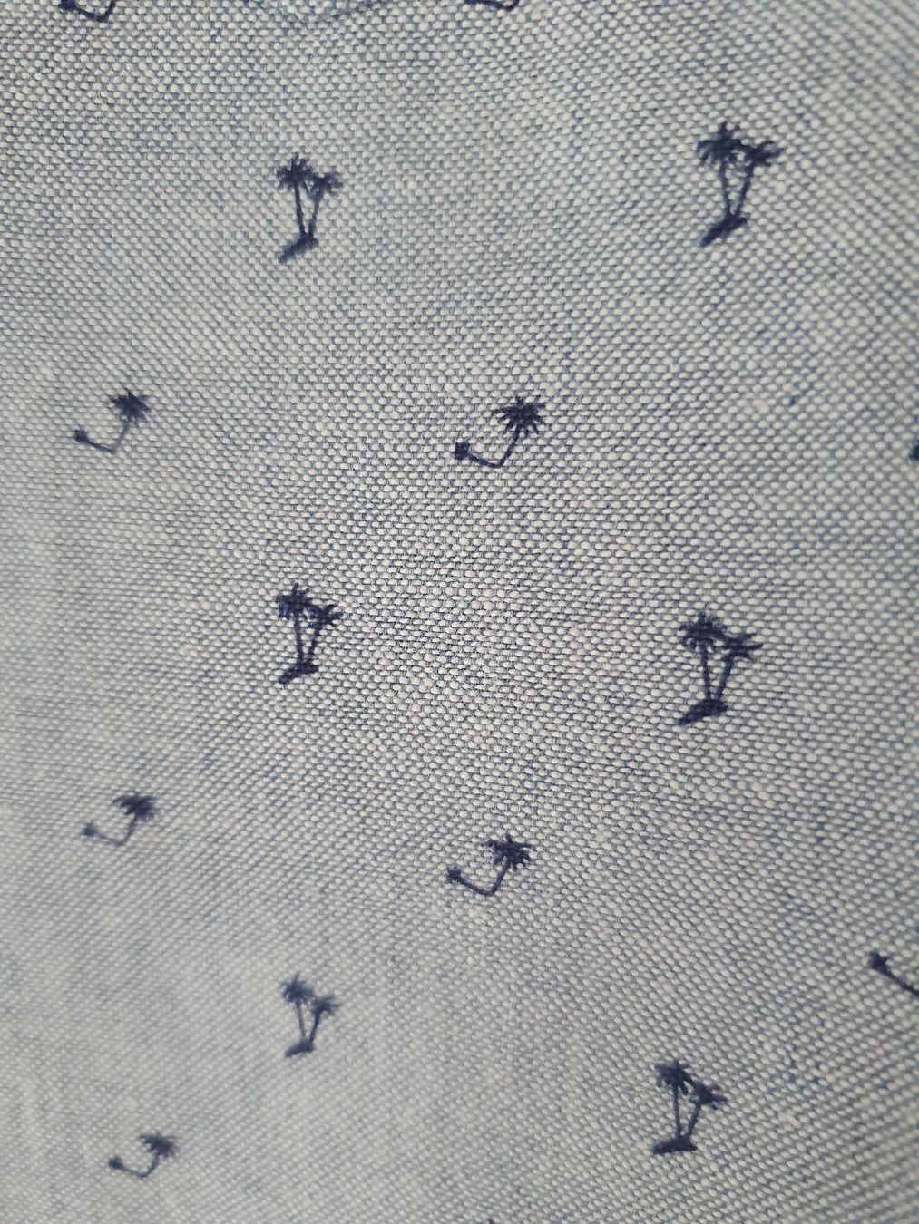 Camicette: Hemd/Bluse "It Hippie" mit Palmenmuster, Gr. S. – Usato da Steinach venduto da Xamax18 5