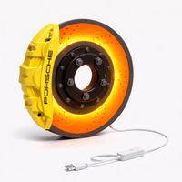 Porsche LED Bremsscheiben Lampe | Unikat | Gratis Versand