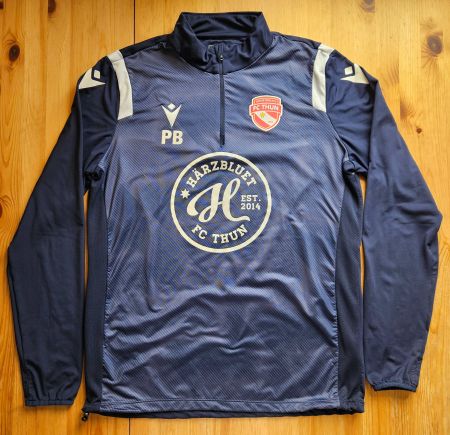 FC Thun Trainingsoberteil Macron Härzbluet XL FCT Fussball
