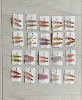 Haarspangen 2er-Set – diverse Muster & Farben – Neu