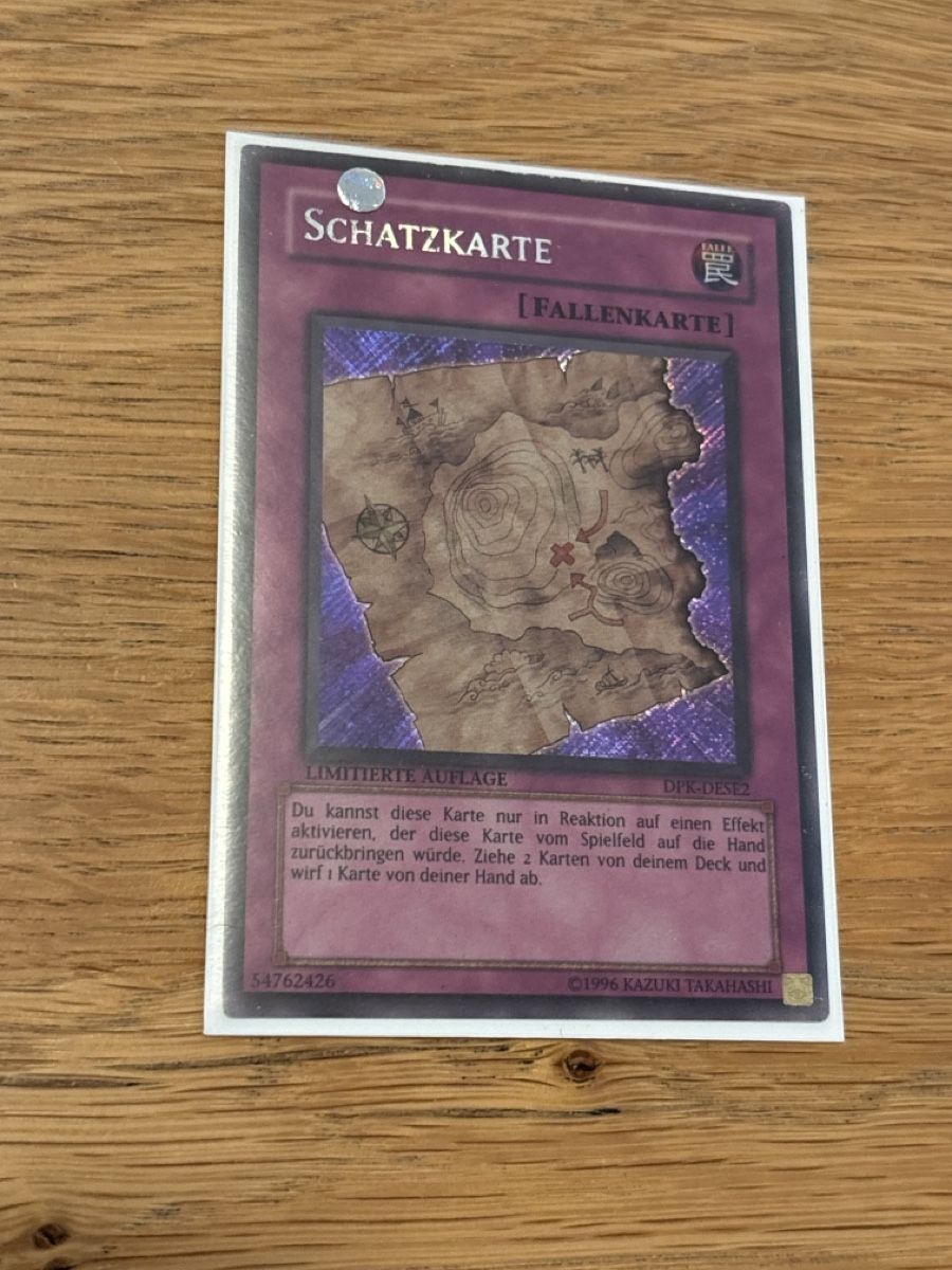 Yugioh Sammelbilder & Trading cards: Schatztkarte, Yu-Gi-Oh, DPK-DESE2 – Gebraucht aus Speicherschwendi von YugisKartenKammer