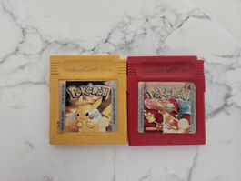 Pokémon Rot & Gelb Original Game Boy Modul