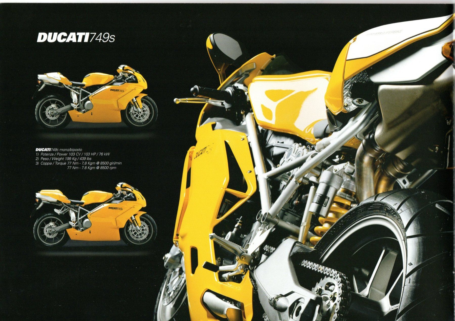Ducati Route: Ducati - Modellprogramm 2003 - Originalprospekt – D'occasion à Malans GR par Chueche427 3