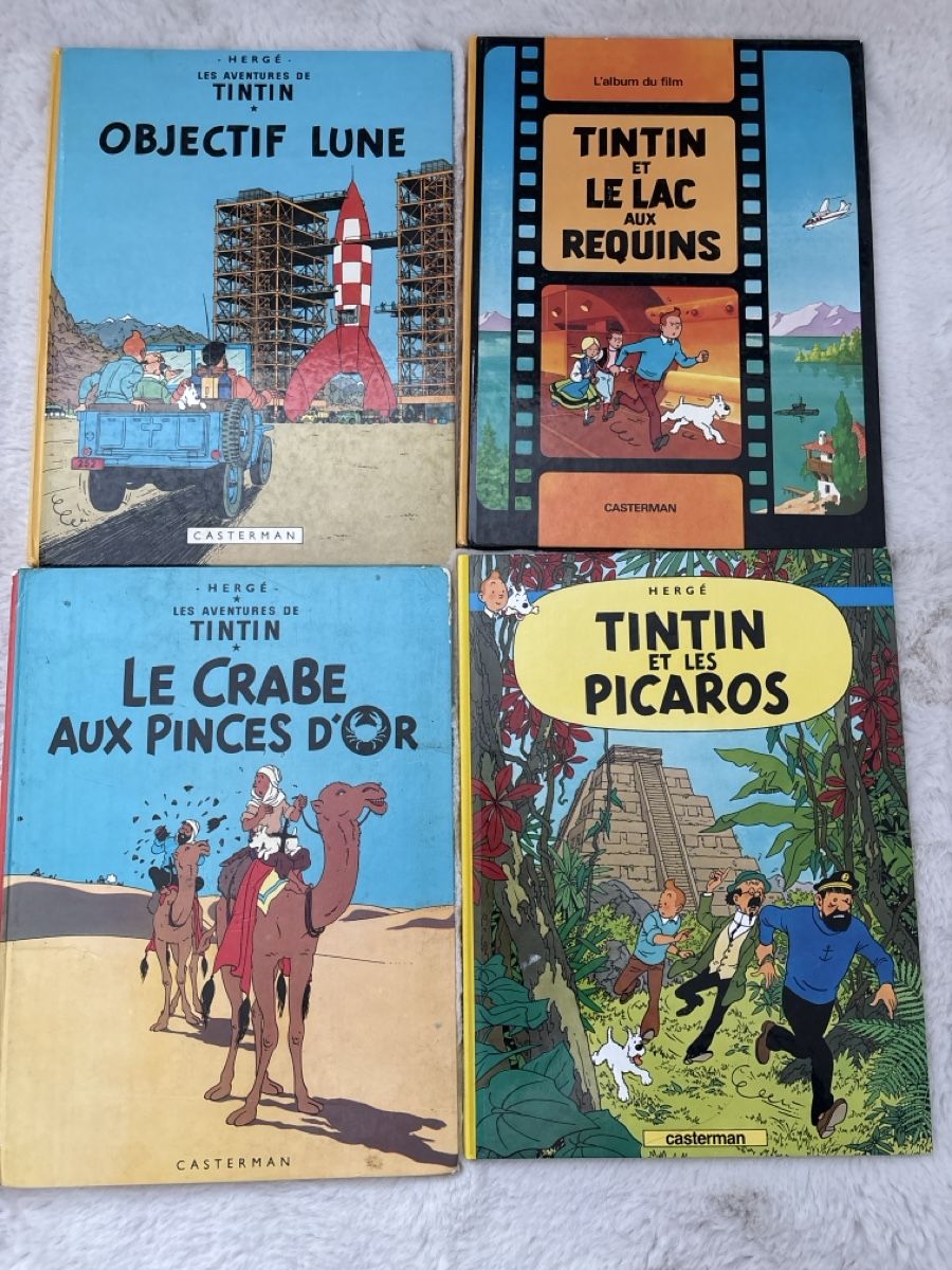 Comics: Tintin 4 x  – Gebraucht aus Nottwil von Mountainbiker63