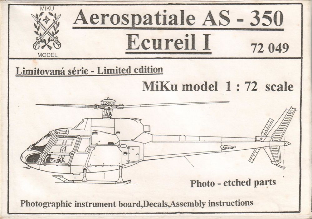Maquette à construire - Hélicoptère de combat
