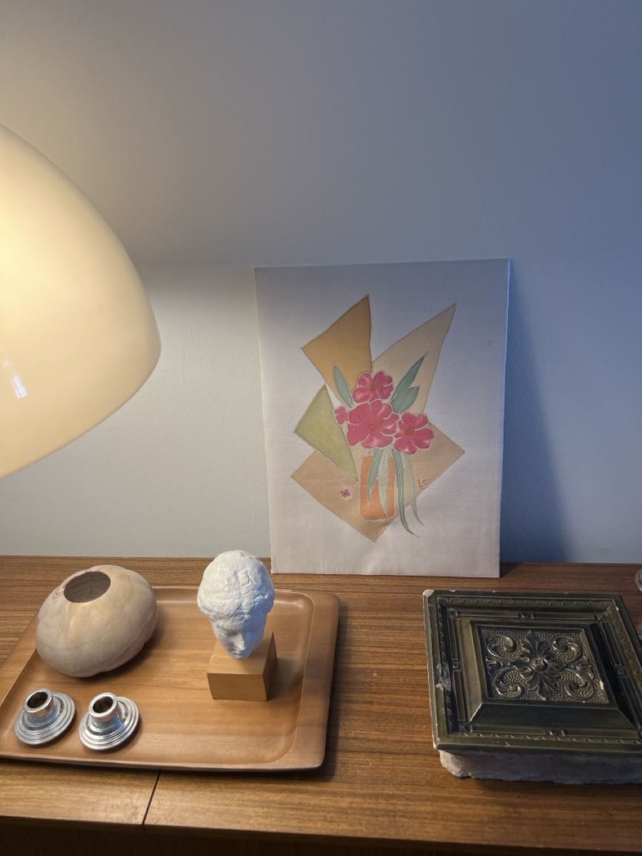 Poster & Bilder: Bild Blumenstrauss modern Stil auf Stoff 31x39 – Gebraucht aus Basel von sho_q5nk 3