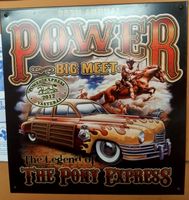 Blechschild  35th Power Big Meet