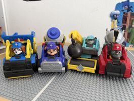 Paw Patrol Baufahrzeuge mit Figuren Konvolut