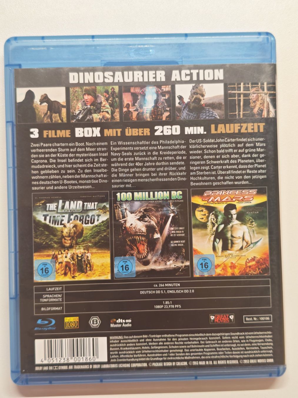 Tutti i DVDs: Dinosaurier Action - 3 Filme – Usato da Liestal venduto da Kratzilla 2