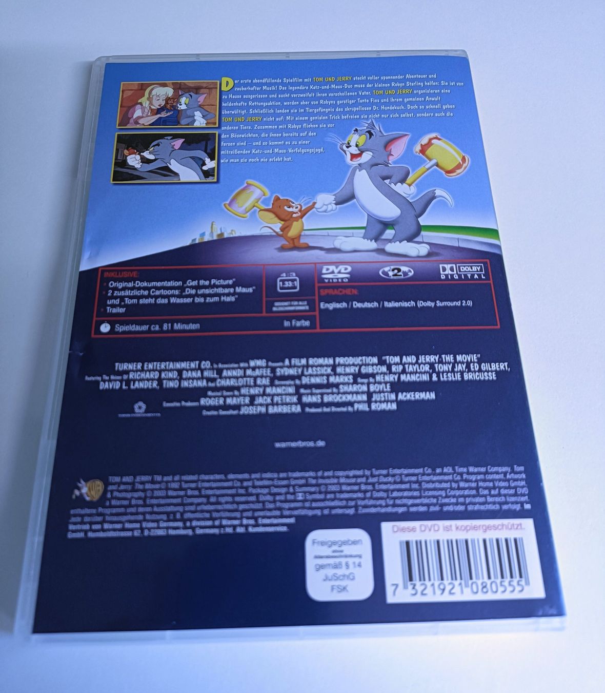 Tous les DVDs: Tom und Jerry der Film – D'occasion à Köniz par Movieportal007 1