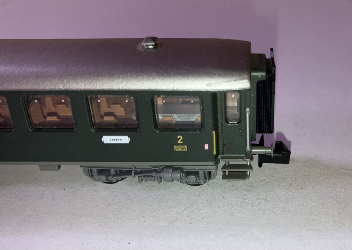 Fleischmann Trains électriques: Voiture lourde des CFF Fleischmann échelle N – D'occasion à Dompierre VD par immorentes 7