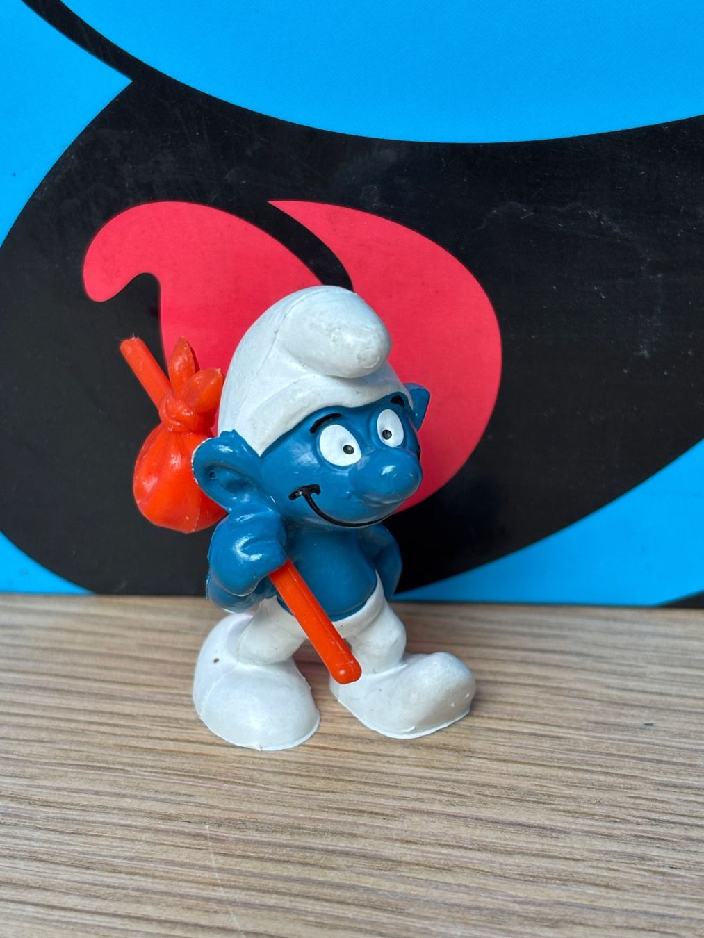 Schleich Figuren: Wanderer-Schlumpf – Gebraucht aus Lyss von Duckszone