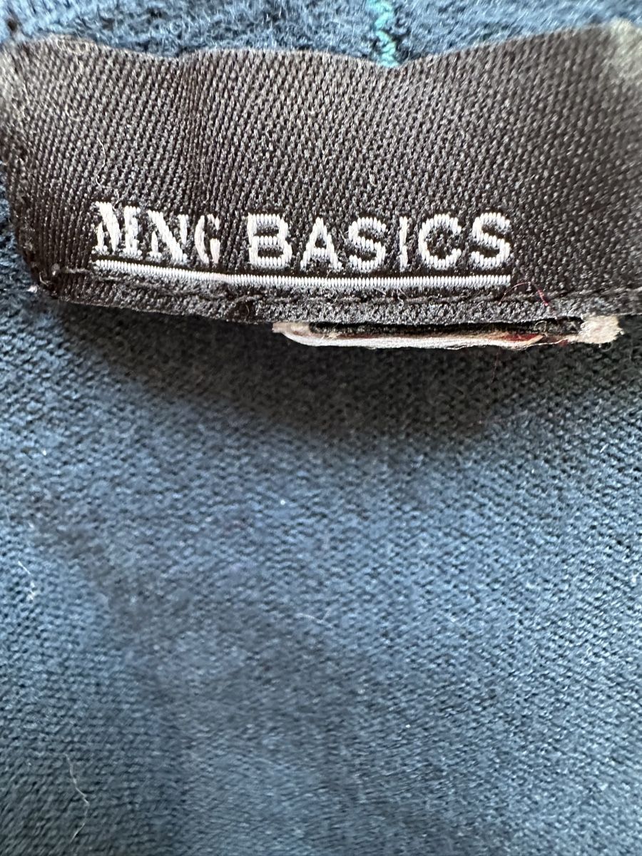 Mango Maglioni & Felpe: MNG Basics Feinstrickpullover, blau, Gr. S, mit Spitze – Usato da Bern venduto da Noeci 3
