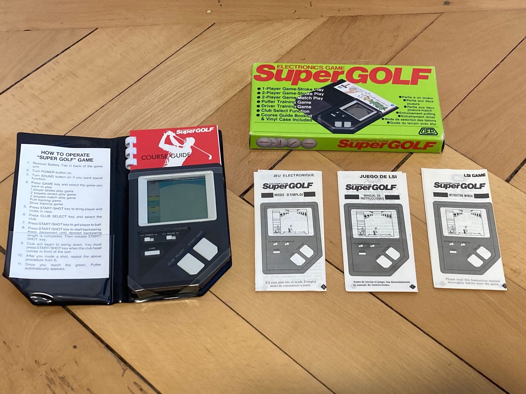 Nintendo Spiele: vintage 80s electronics game super golf new in box – Neu und originalverpackt aus Zürich von le_souk