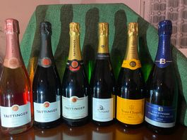 Lot De 6 bouteilles Champagne Divers Voir description