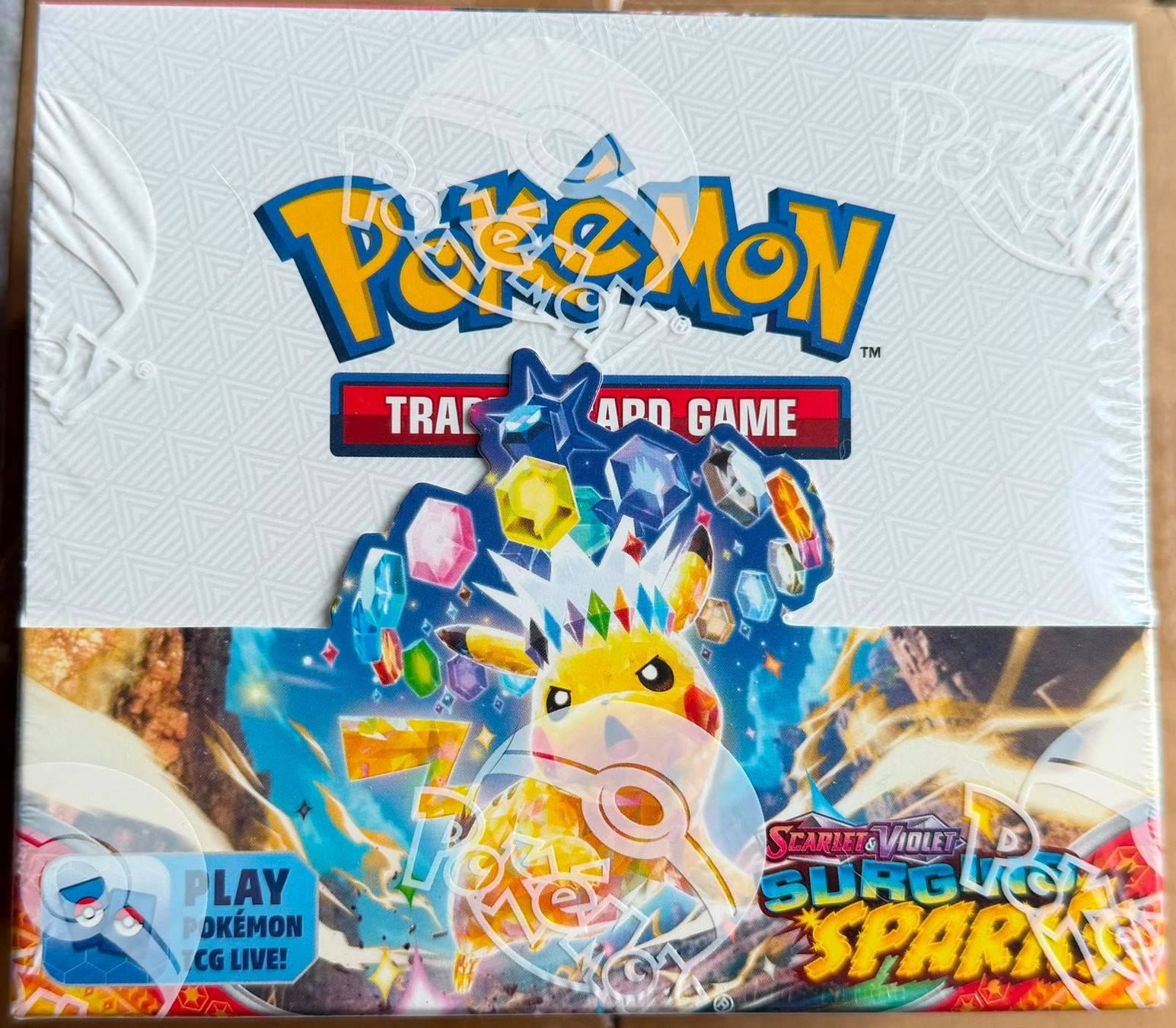 Pokémon Sammelbilder & Trading cards: Pokémon - Surging Sparks SV08 - Booster Box – Neu und originalverpackt aus Arnegg von Borgimanio