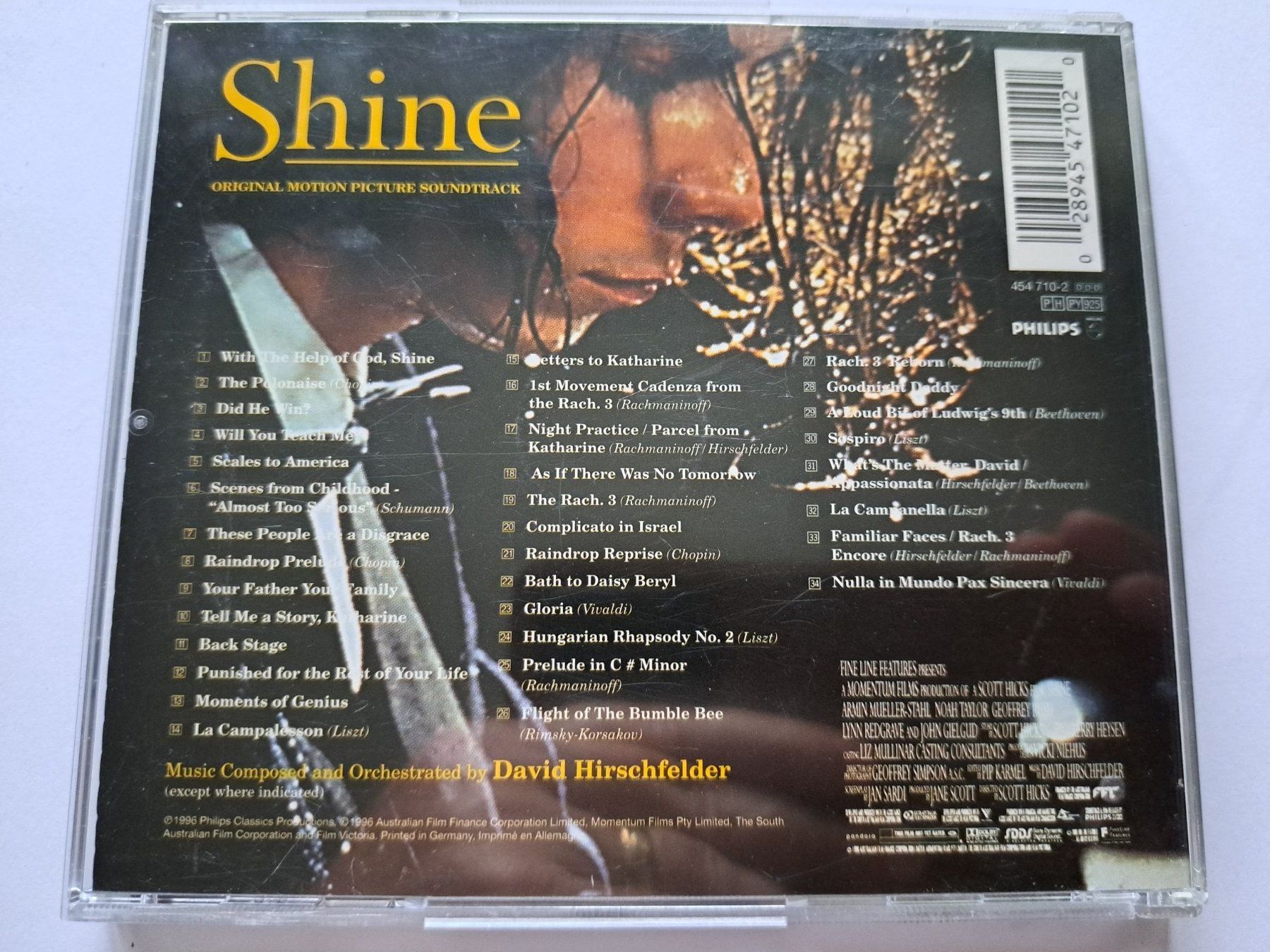CD: CD Shine Original motion picture soundtrack – Usato da Pully venduto da bro_n52j 1