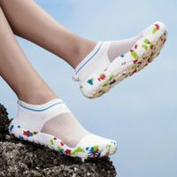 Gr. 40 weisse, schnelltrocknende Badeschuhe