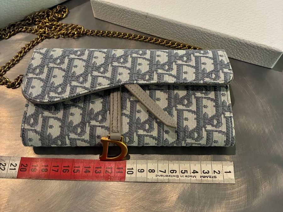 Dior Borse: Dior Saddle Wallet & Chain Monogram in Canvas - neu m. Box – Nuovo e nell'imballaggio originale da Niederglatt ZH venduto da karinso 4
