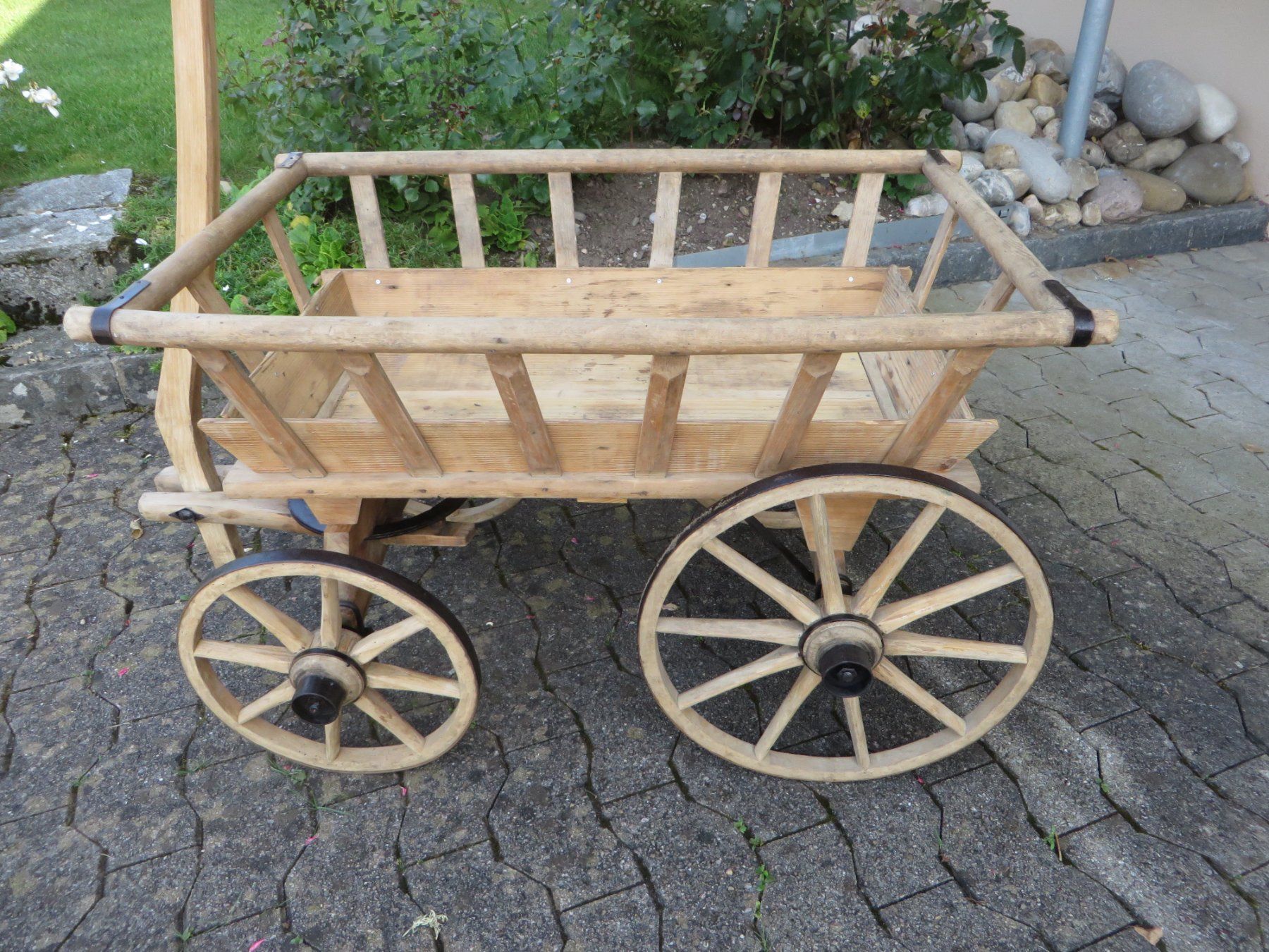 Carrelli di trasporto: Nr. 6 Orginal restauriertes Leiterwägeli / Leiterwagen – Usato da Ermenswil venduto da lodero 1