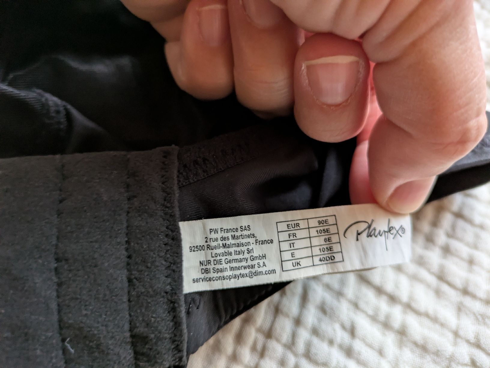 Sonstige Unterwäsche: BH schwarz bügellos vob Playtex E90, neu – Neu (gemäss Beschreibung) aus Burgdorf von Mikewalther 3