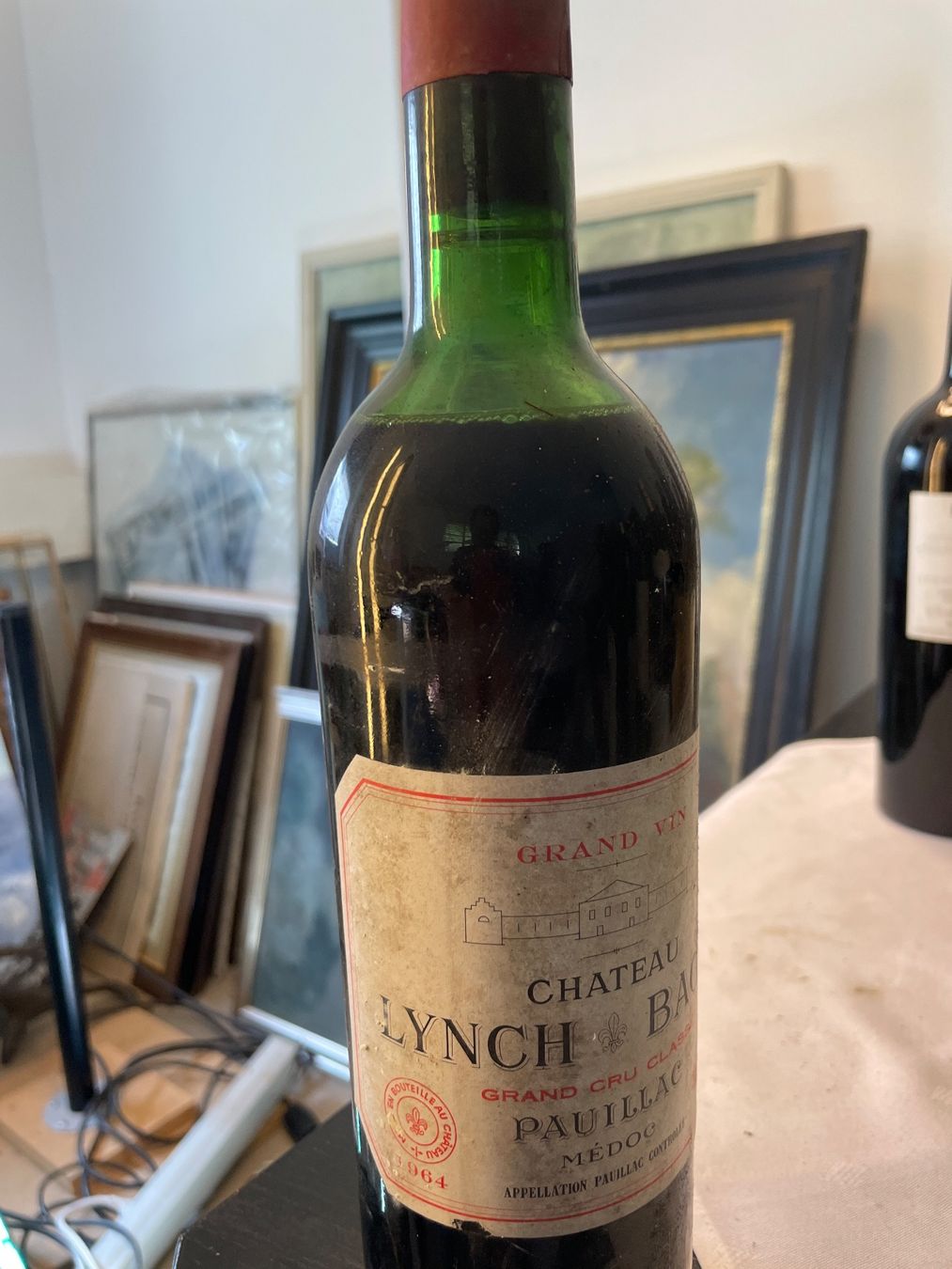 Lynch Bages Vino: 8 Flaschen Château Lynch Bages 1964 – Usato da Hölstein venduto da kolumbus1964 1