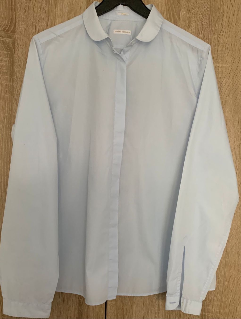 Robert Friedman Camicette: Robert Friedman Hemd Bluse hellblau Gr XXL - 46 – Usato da Nussbaumen AG venduto da brigitebardot 1