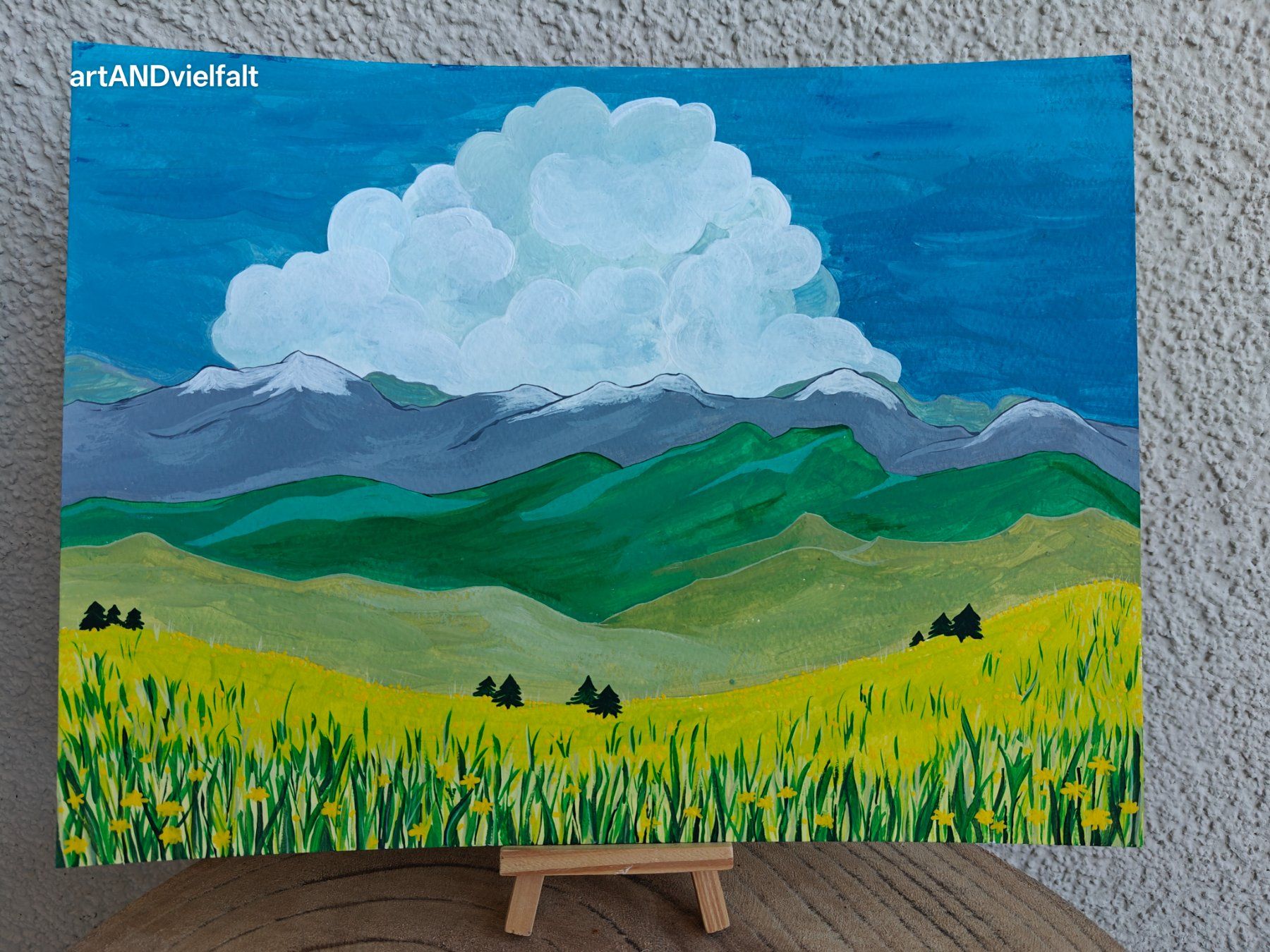 Tableaux: Gemälde Acryl, Landschaft – Neuf avec emballage d'origine à Winterthur par GDaniela