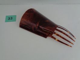 Grosse spanische Haarspange Zelluloid - Haarschmuck –Vintage