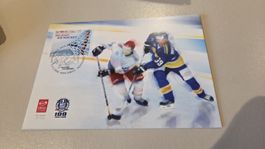 2008 FDC Maximumkarte 100 Jahre ICE Hockey