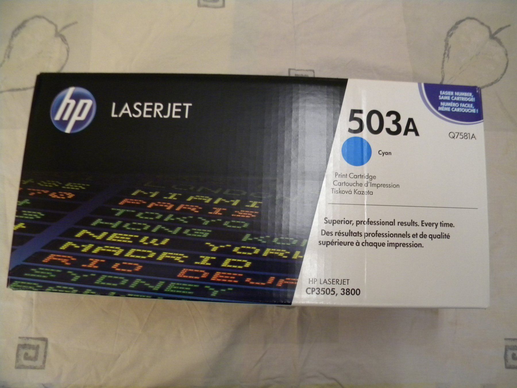 Hewlett Packard Cartucce per stampanti & toner: Q7581A  503A – Nuovo e nell'imballaggio originale da Bühler venduto da Wini100
