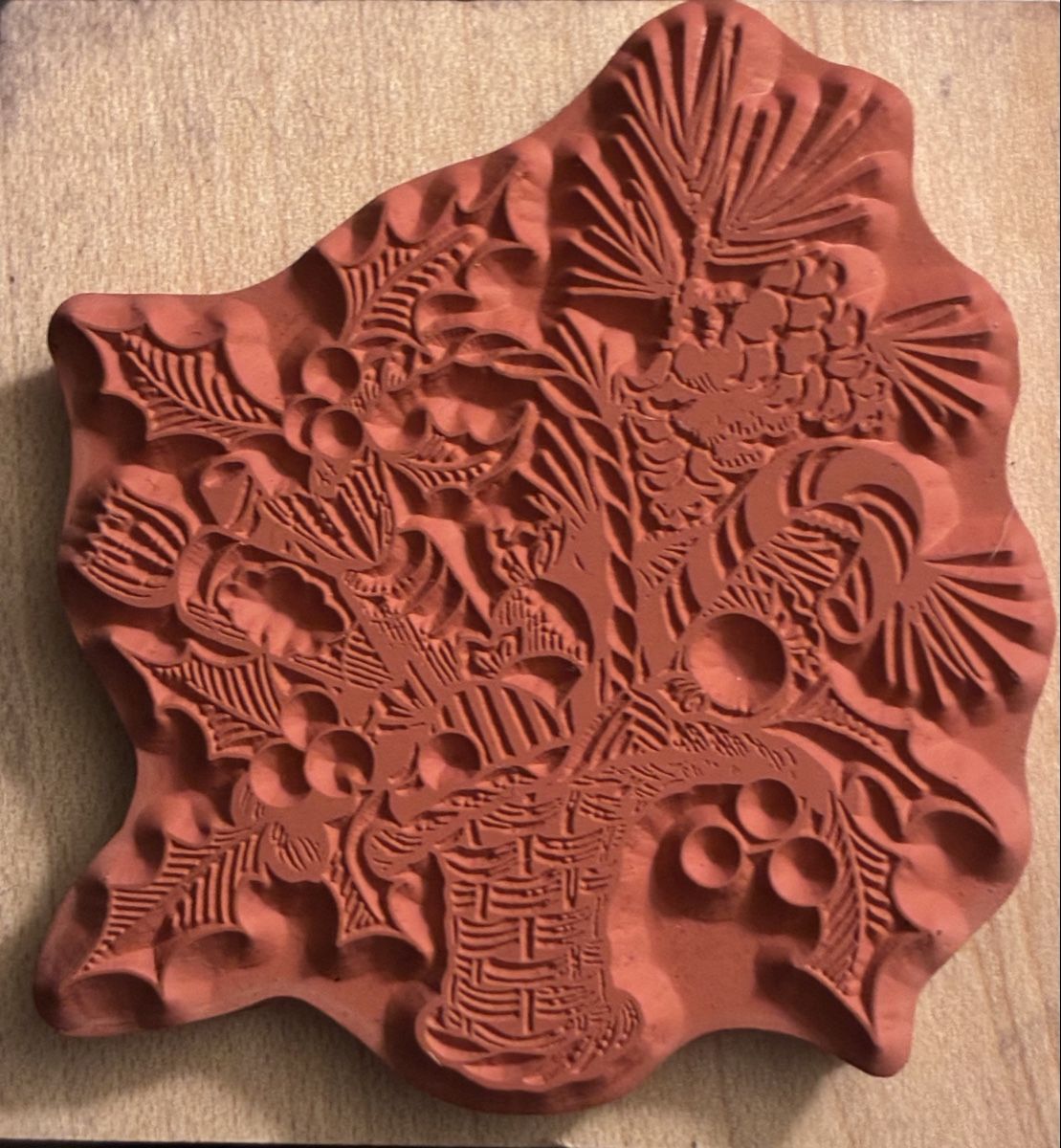 Timbri: Stempel Weihnachtskorb mit Tannenzweigen Holzstempel – Nuovo (secondo la descrizione) da Oberrüti venduto da Jomaru 1