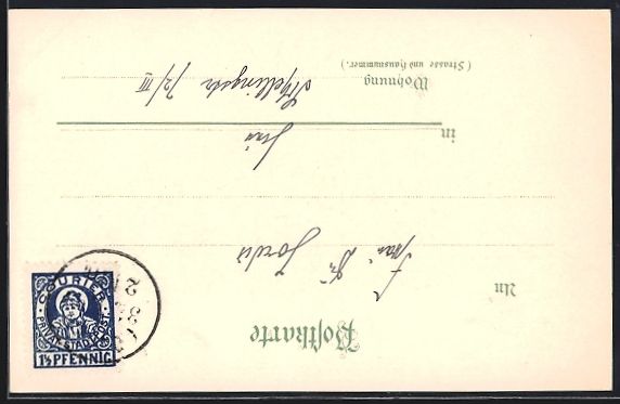 Cartoline postali: AK München, Private Stadtpost, Rathaus – Usato da Berlin venduto da bartko-reher