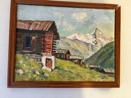 Oelgemälde auf Leinwand von A. Ducommun