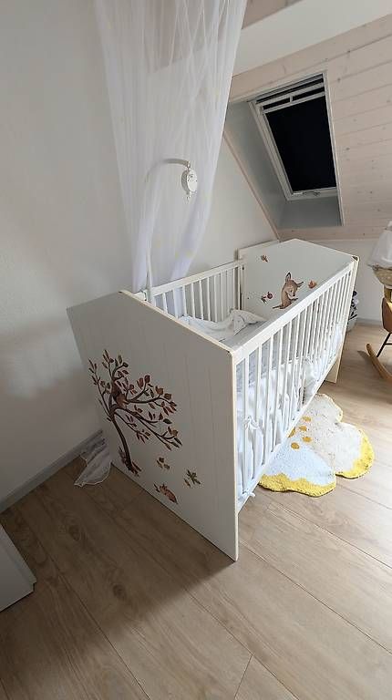 Letti: Lit bébé avec matelas  – Usato da Vuarrens venduto da bos_789g 1