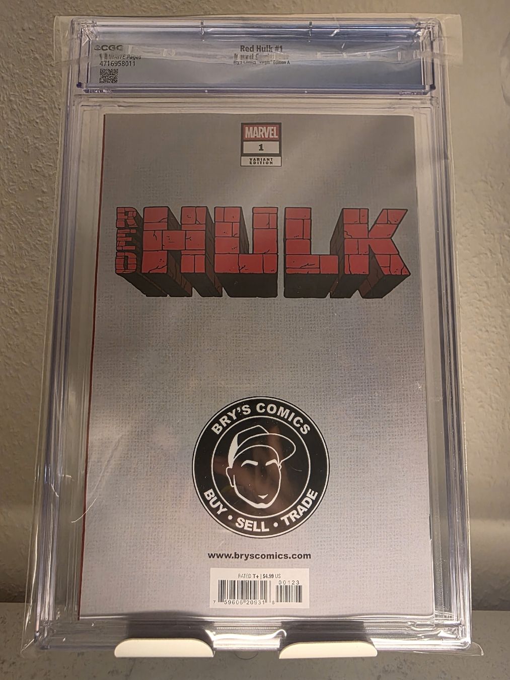 BD: CGC 9.8 Comic Red Hulk #1 Marvel 9.8 Universal Grade – Neuf avec emballage d'origine à Muttenz par zio_ttl5 1