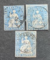 3x Strubel 23G Vollstempel 